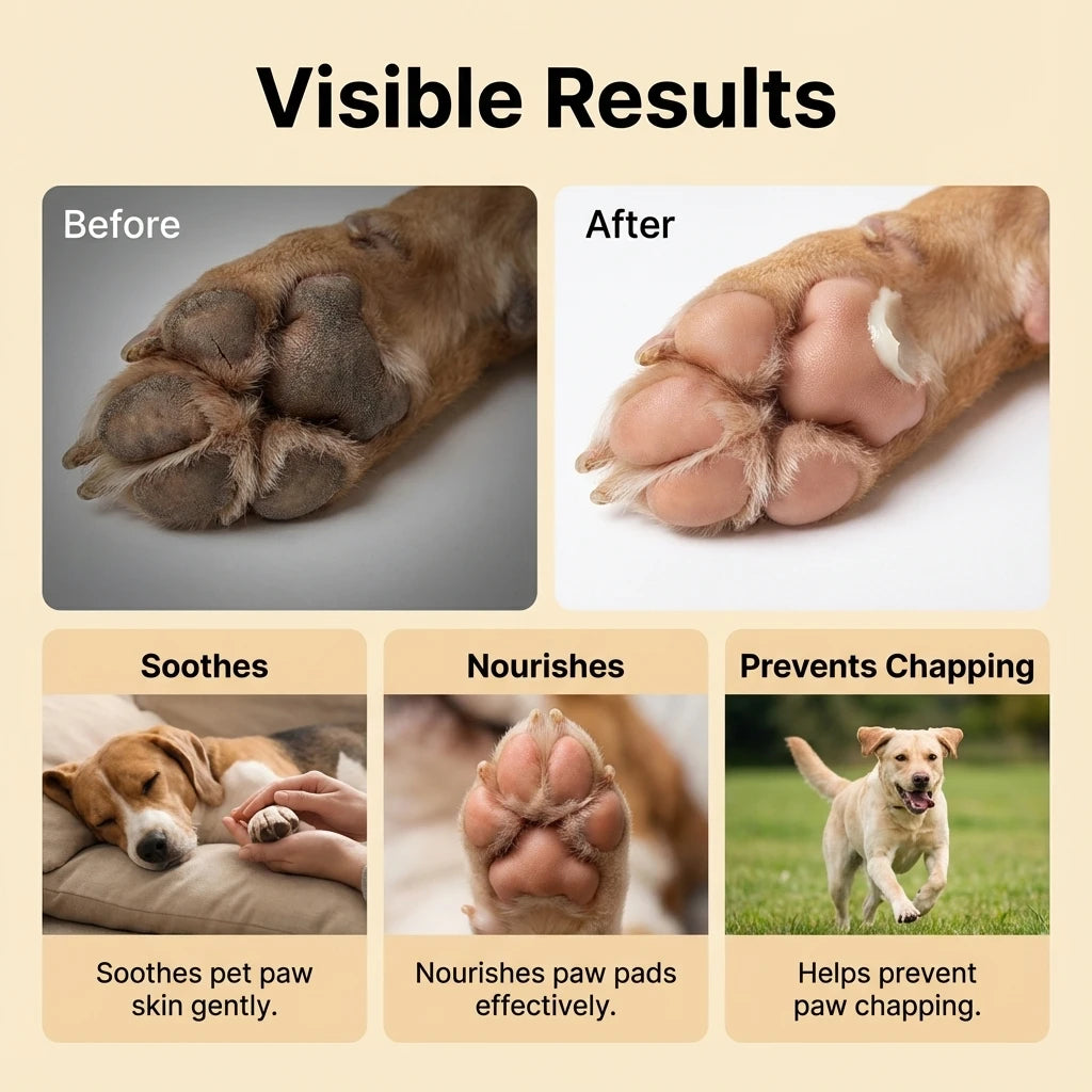 Cat Dog Paw Nose Balm Pet Foot Moisturizer Anti Crack Repair Soothe Dry Chapped Daily Pet Care Paw Skin Protective Ointment 30g